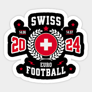 Swiss 2024 Football Fan Sticker